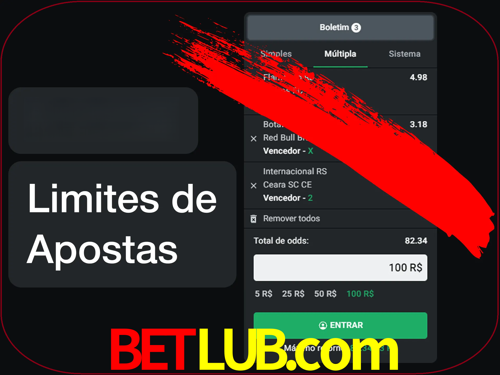 Não faça apostas loucas.